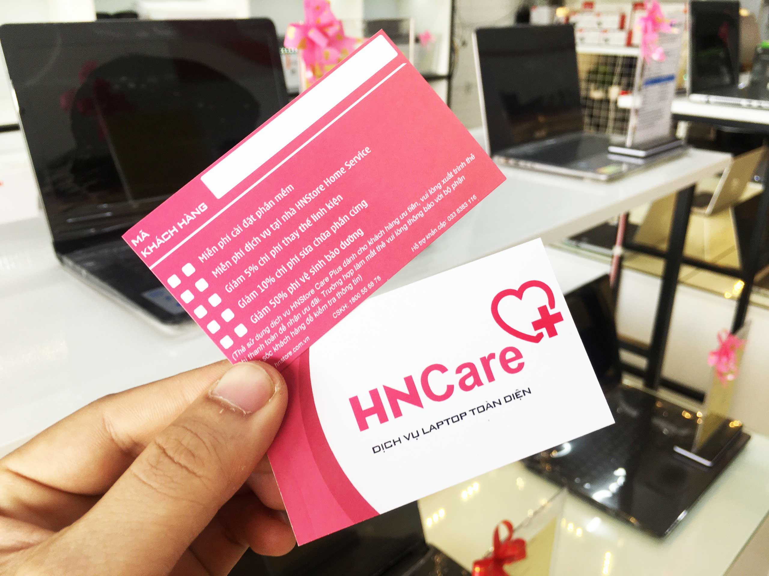 #HNStore Care Plus - Tặng thẻ khách hàng ưu tiên khi mua laptop và sử dụng dịch vụ sửa chữa tại hnstore trong tháng 11 này!